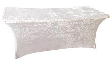 Charger l'image dans la galerie, NAPPE VELVET PANNE VELOURS BLANC