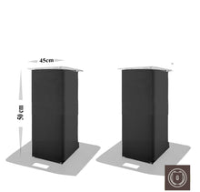 Charger l'image dans la galerie, housse spandex truss totem noir 50x45x45cmpour structure