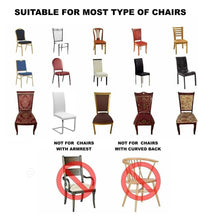 Charger l'image dans la galerie, HOUSSE CHAISE SPANDEX JUPE WHITE (x4) Gabalitains