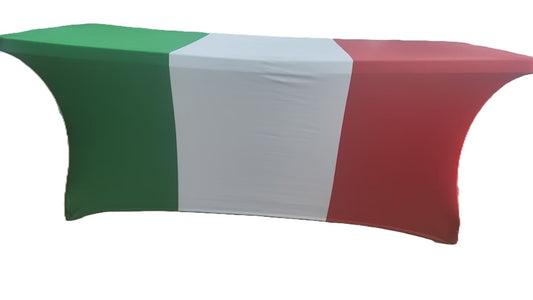 nappe extensible spandex imprimée drapeaux Italie