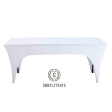 Charger l'image dans la galerie, NAPPE TABLE RECTANGLE SPANDEX STRECH LYCRADOUBLE ARC