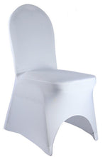 Charger l'image dans la galerie, HOUSSE COUVERTURE DE CHAISE SPANDEX LYCRA BLANC ARCHE EVENEMENTIEL