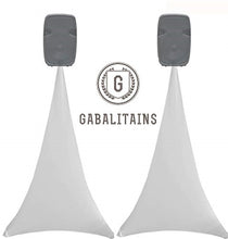 Charger l'image dans la galerie, HOUSSE SCRIM TREPIED ENCEINTE SIMPLE FACE SPANDEX LYCRA EXTENSIBLE BLANC