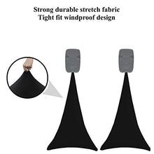 Charger l'image dans la galerie, HOUSSES TREPIED ENCEINTE SPANDEX SIMPLE FACE BLACK (x2) Gabalitains