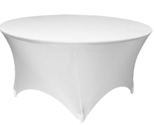 Charger l'image dans la galerie, NAPPE RONDE SPANDEX WHITE Gabalitains