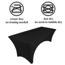 Charger l'image dans la galerie, HOUSSE NAPPE RECTANGULAIRE ARCHE SPANDEX 6ft 183x75x75cm REPASSAGE