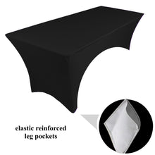 Charger l'image dans la galerie, HOUSSE NAPPE RECTANGULAIRE ARCHE SPANDEX 6ft 183x75x75cm PIED ELASTIC