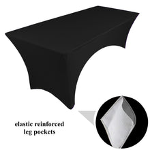 Charger l'image dans la galerie, HOUSSE NAPPE RECTANGULAIRE ARCHE SPANDEX 6ft 183x75x75cm PIED ELASTIC