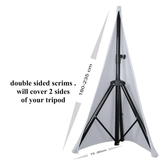 TAILLE HOUSSE SCRIM XL TREPIED SON ET LUMIERE DJ SPANDEX LYCRA EXTENSIBLE 