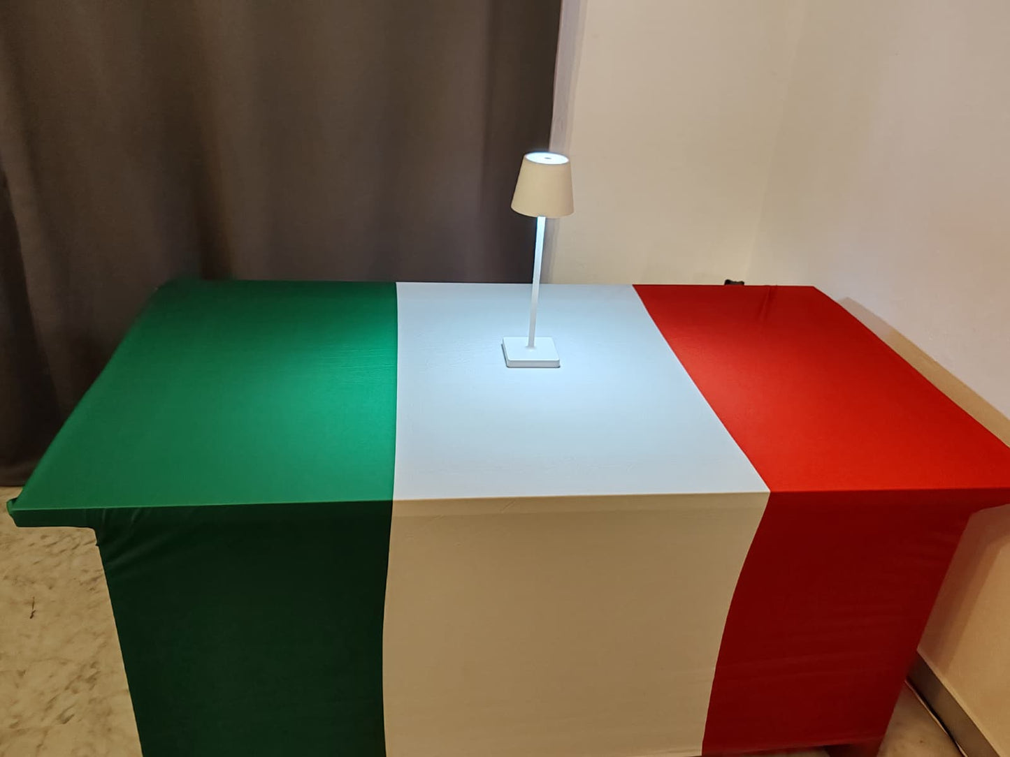 nappe étirable lycra évènementiel Flag Italy