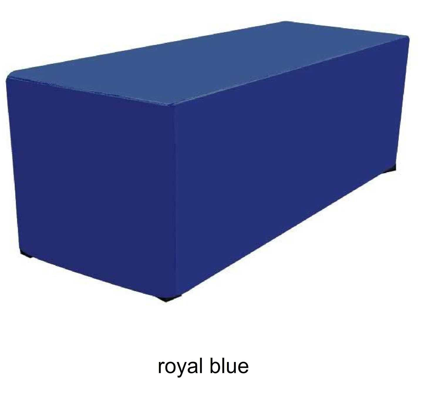 NAPPE AJUSTEE TOMBANTE POLYESTER EVENEMENTIEL BLEU