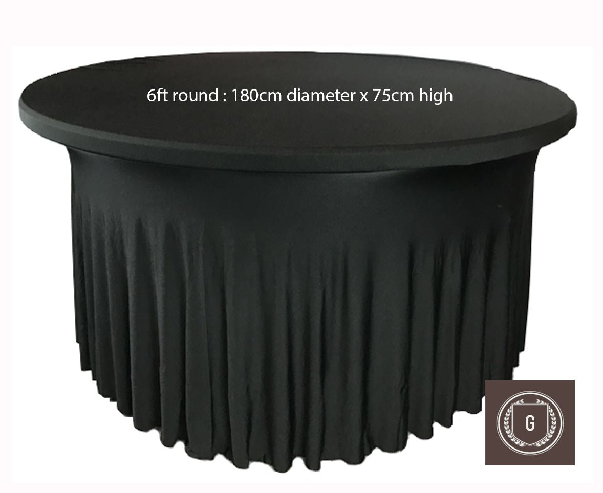 NAPPE RONDE JUPONNEE BLACK Gabalitains