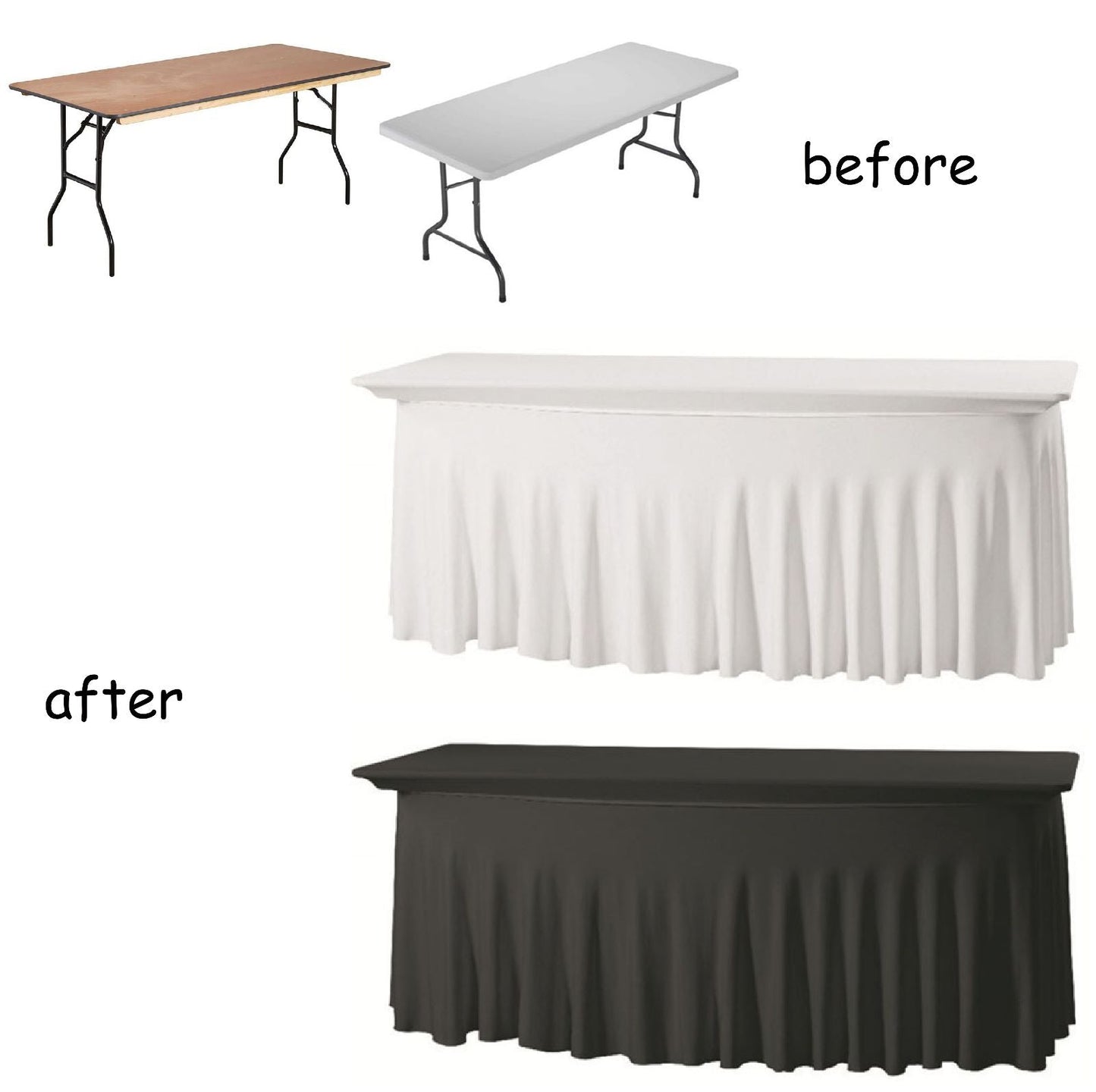 NAPPE RECTANGULAIRE JUPONNAGE BLACK Gabalitains