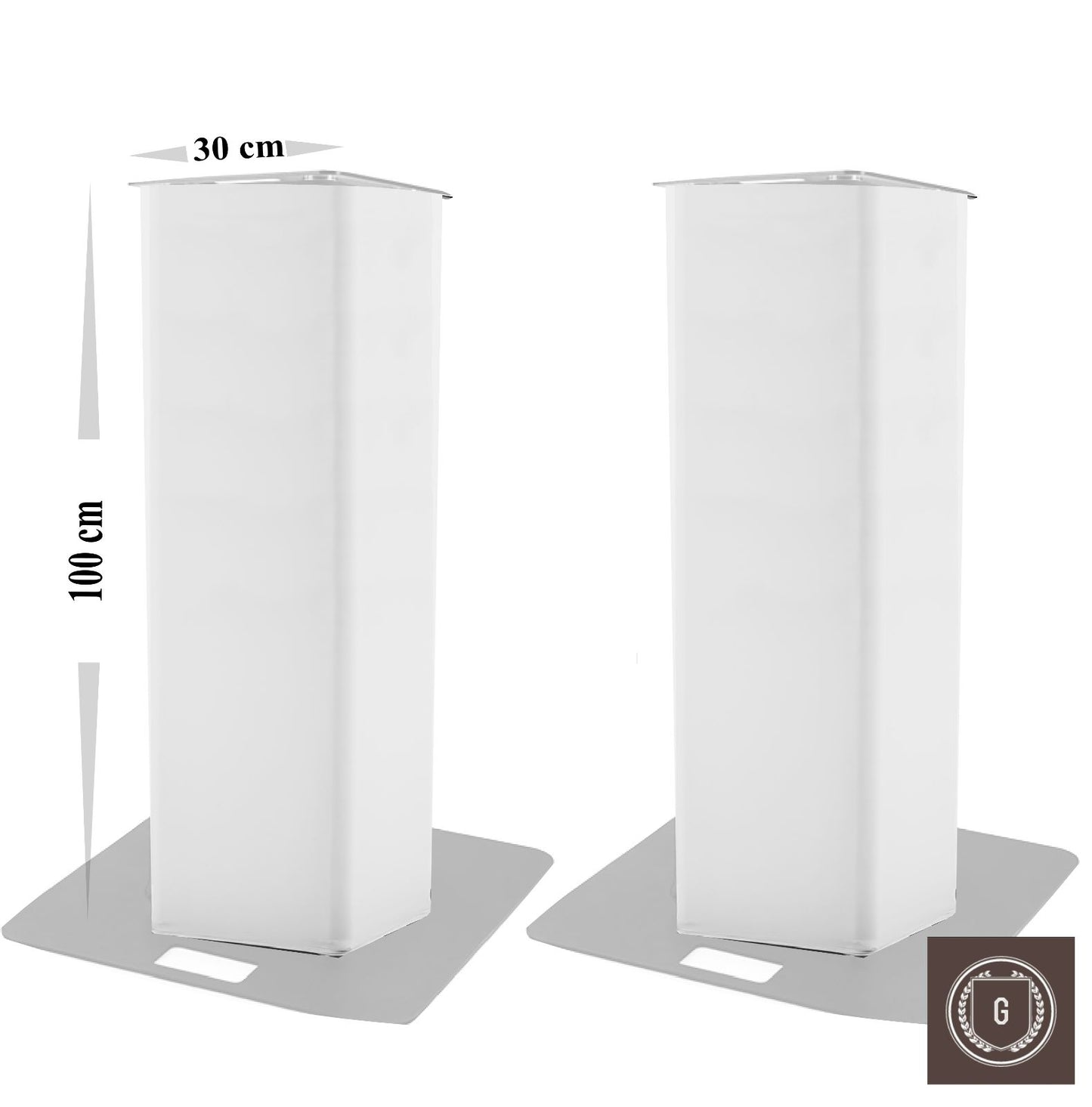 HOUSSE TRUSS TOTEM SPANDEX STRUCTURE LUMIERE 100X30