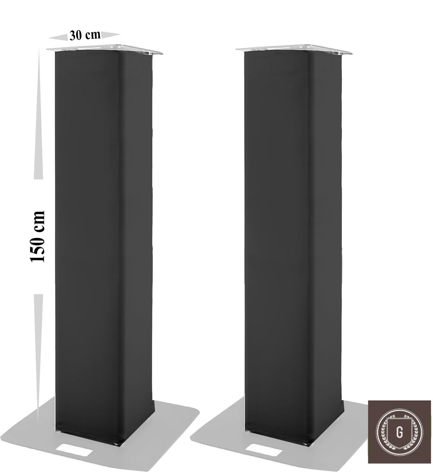 HOUSSE TRUSS TOTEM SPANDEX STRUCTURE LUMIERE 150x30