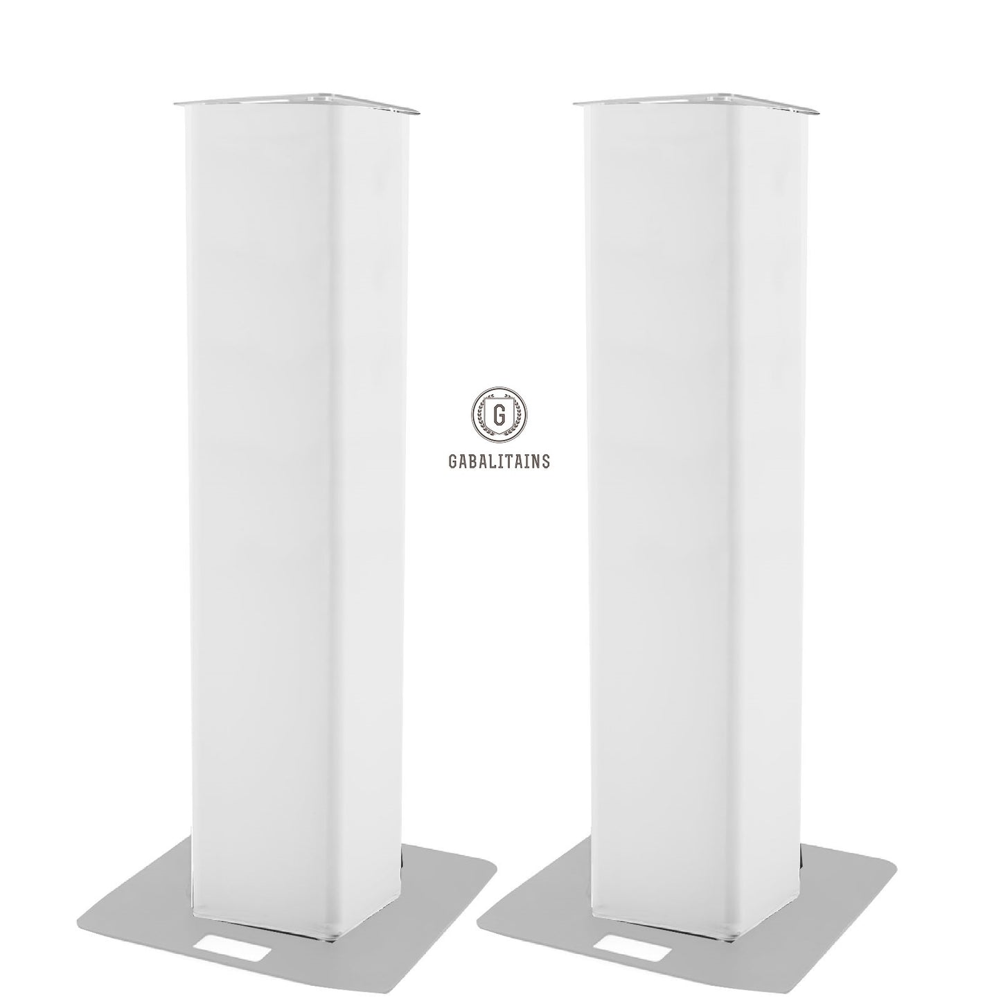 housse chaussette spandex truss totem blanc pour structure