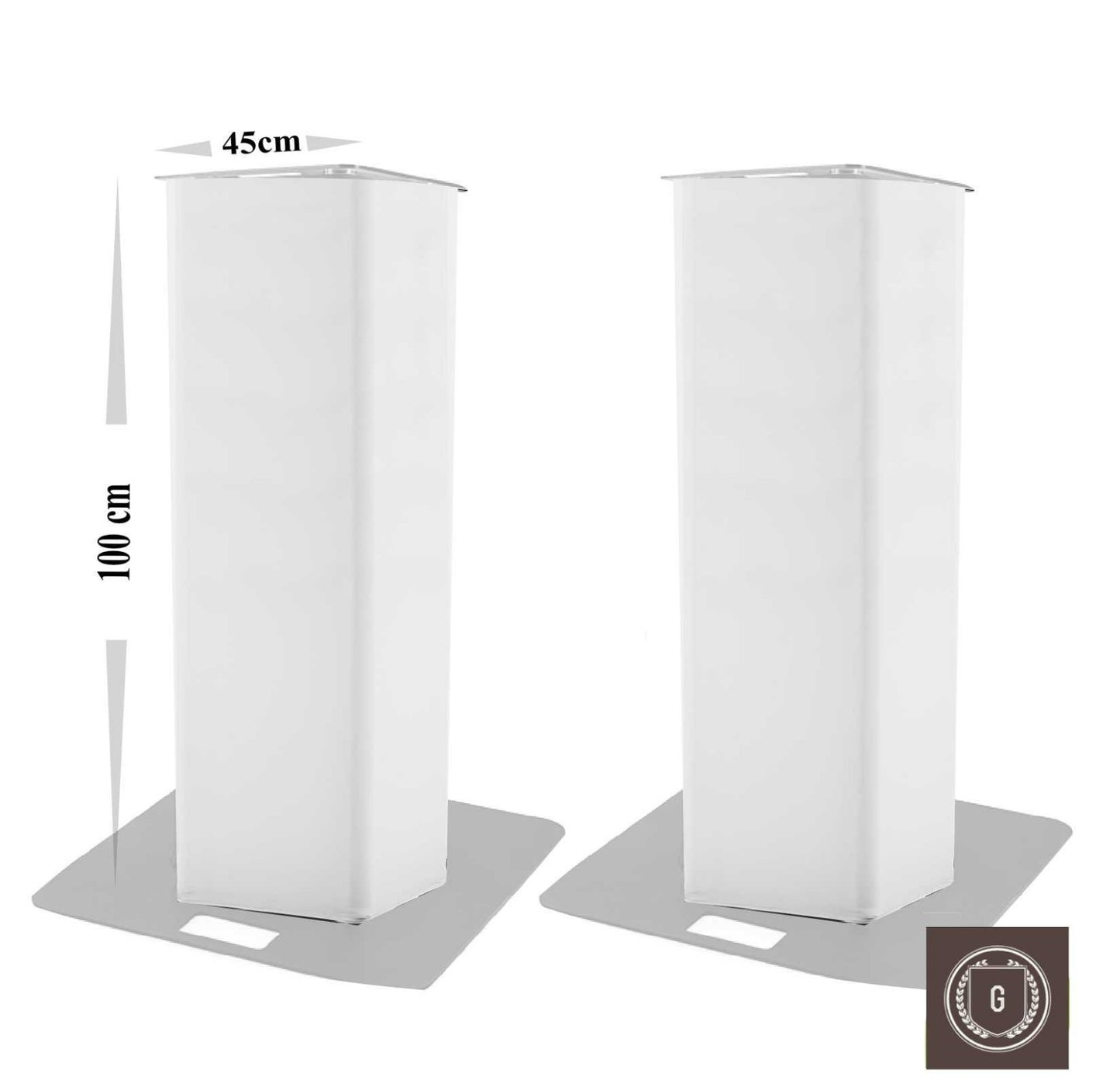 housse spandex truss totem pour structure 100x45x45cm