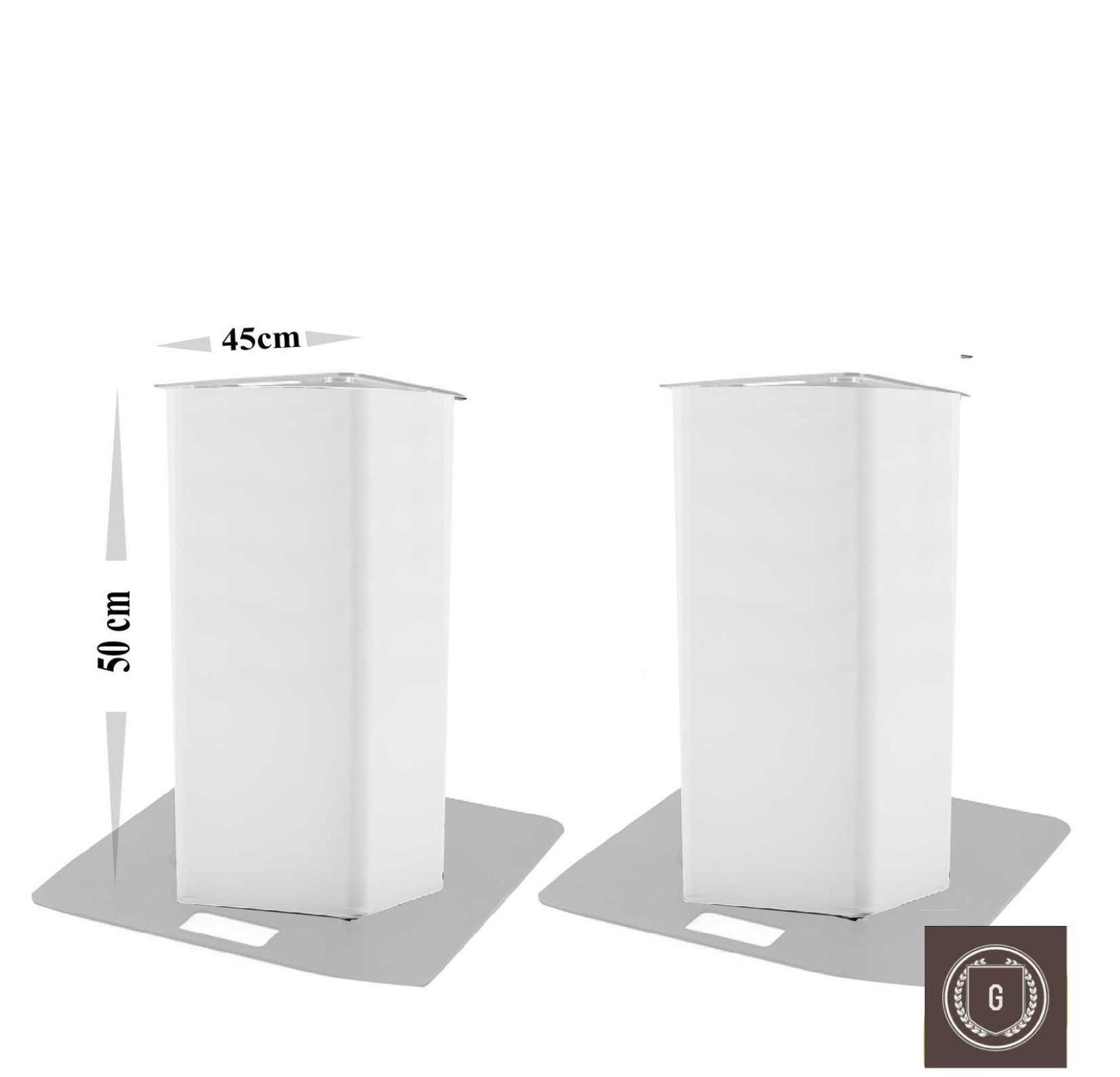 housse spandex truss totem pour structure 50x45x45