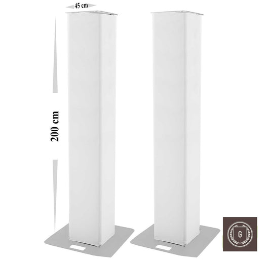 housse spandex truss totem pour structure 200x45x45