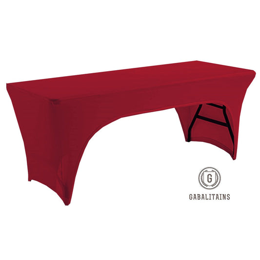 NAPPE RECTANGULAIRE 2 OUVERTURES ROUGE FONCE Gabalitains