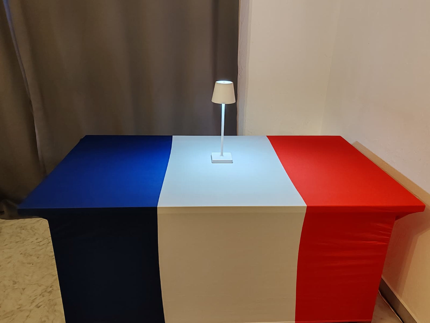 nappe étirable lycra évènementiel Flag France  
