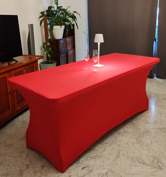 nappe extensible spandex elasthanne evenementiel fucshia