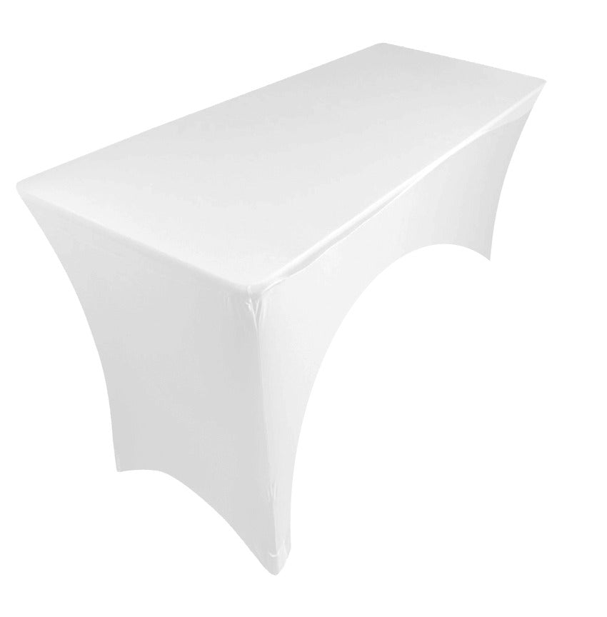 nappe evenementiel spandex 1 arc blanc