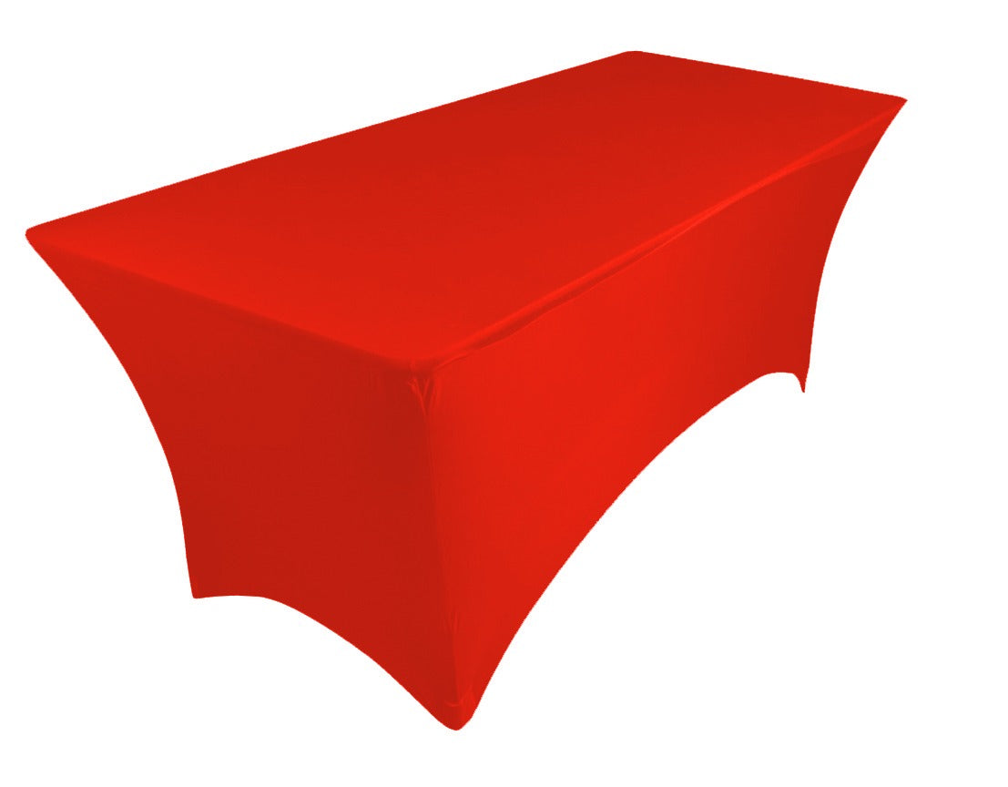 nappe rectangulaire extensible rouge
