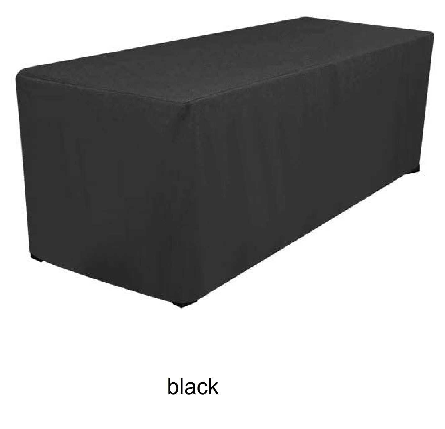 NAPPE EVENEMENTIEL  AJUSTEE TOMBANTE POLYESTER NOIR 