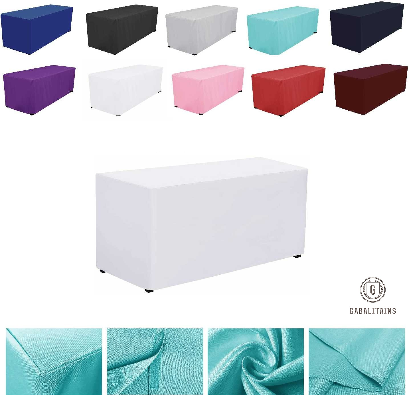 Gabalitains : nappe evenementiel ajustee tombante polyester multi choix