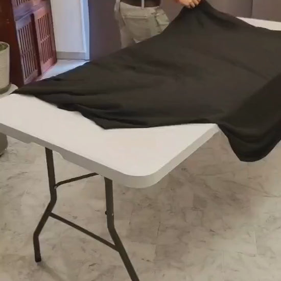 installation nappe gabalitains spandex elasthanne evenementiel noir