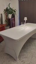 Charger et lire la vidéo dans la visionneuse de la Galerie, nappe extensible spandex elasthanne evenementiel arc blanc
