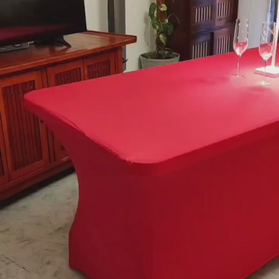 nappe extensible spandex elasthanne evenementiel fuschia