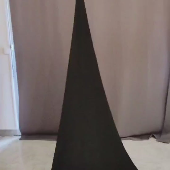 toile simple scrims trepied spandex noir