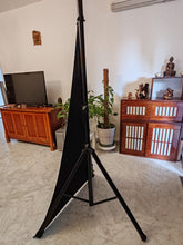 Charger l&#39;image dans la galerie, HOUSSES TREPIED ENCEINTE SPANDEX SIMPLE FACE BLACK (x2)
