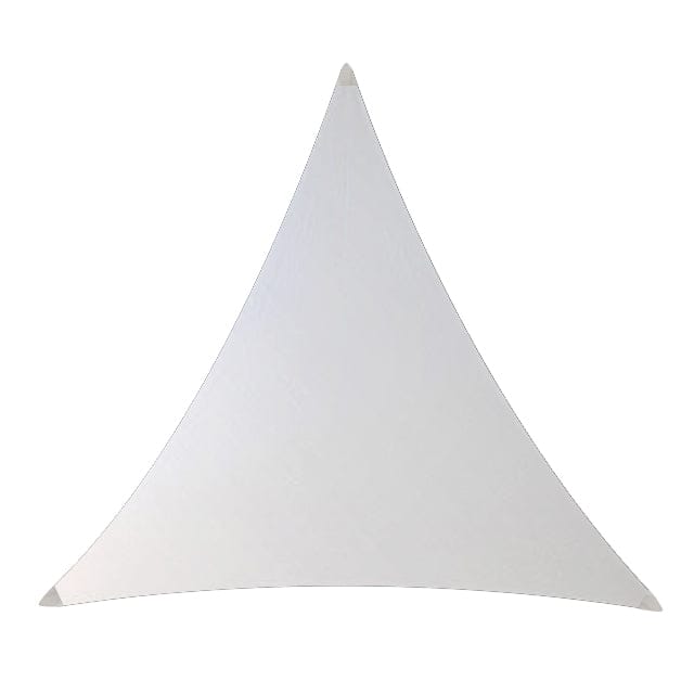 toile projecteur lycra spandex ombrage triangle blanc