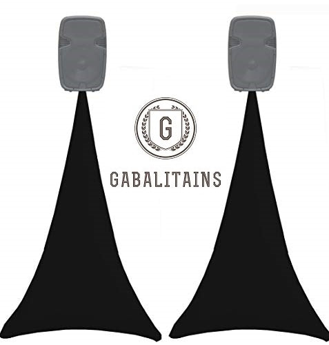 HOUSSE SCRIM TREPIED ENCEINTE SIMPLE FACE SPANDEX LYCRA EXTENSIBLE NOIR