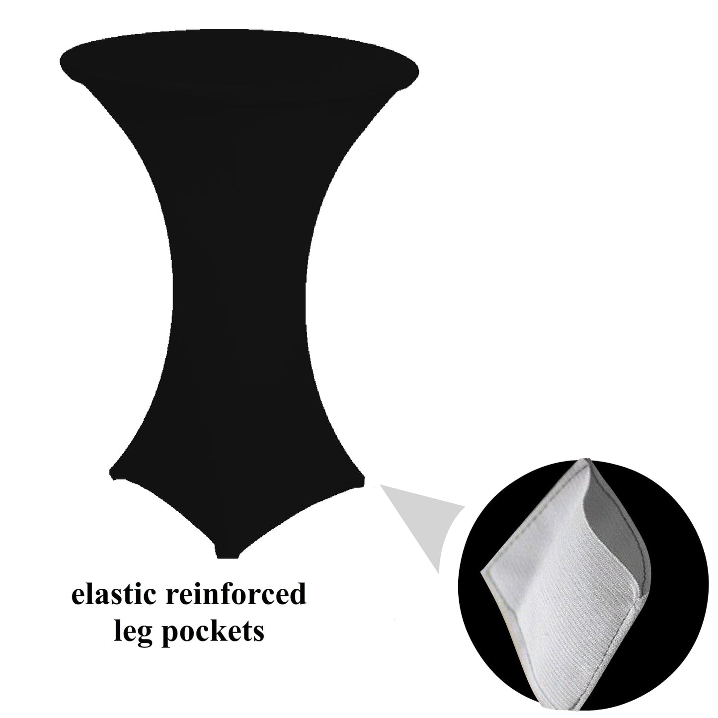 NAPPE RONDE COCKTAIL POSEUR BLACK Gabalitains