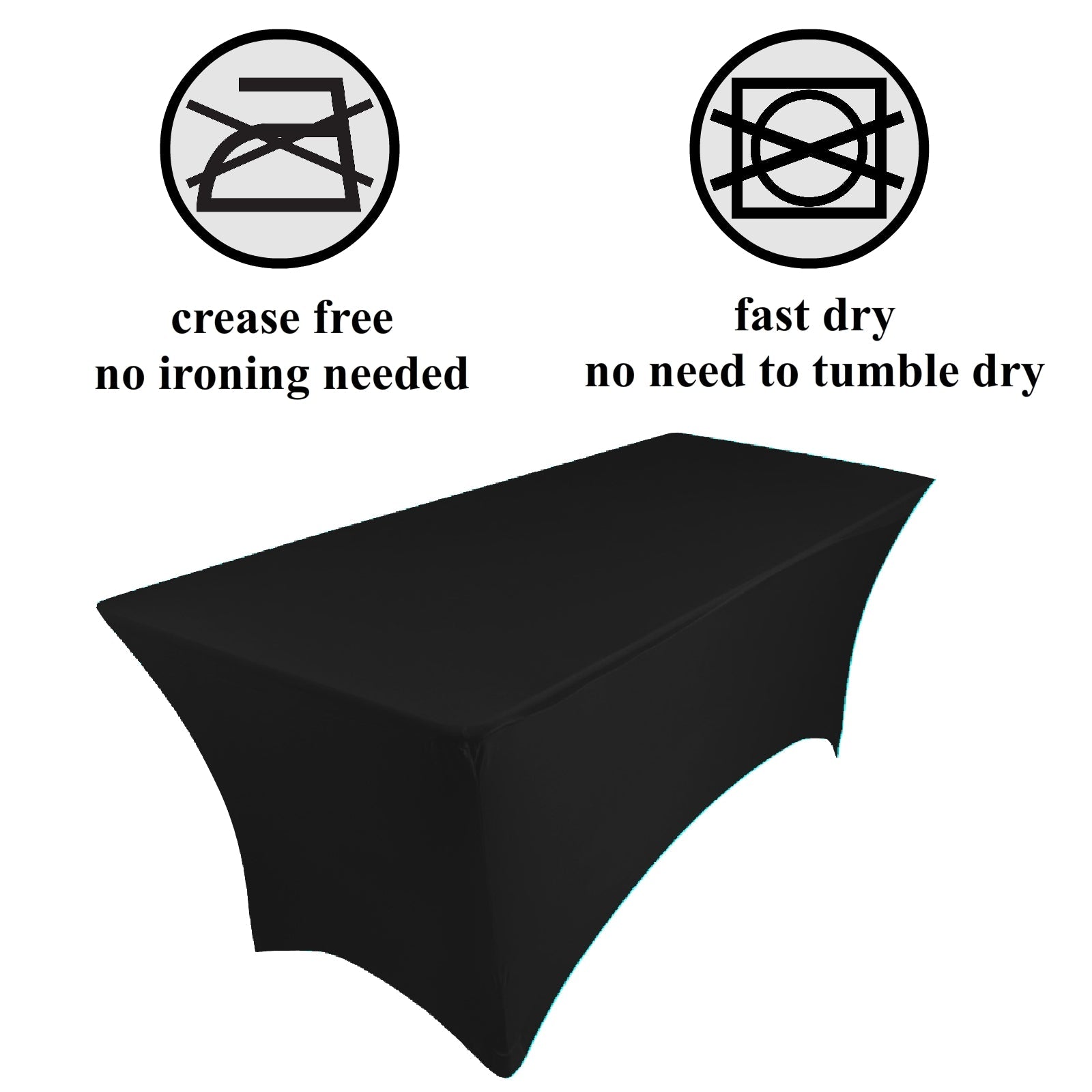 NAPPE RECTANGULAIRE SPANDEX 6ft PURPLE Gabalitains