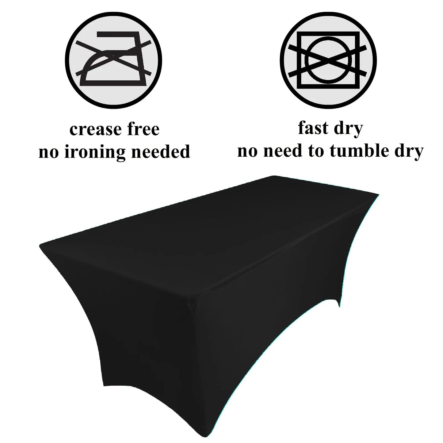 NAPPE RECTANGULAIRE SPANDEX WHITE Gabalitains