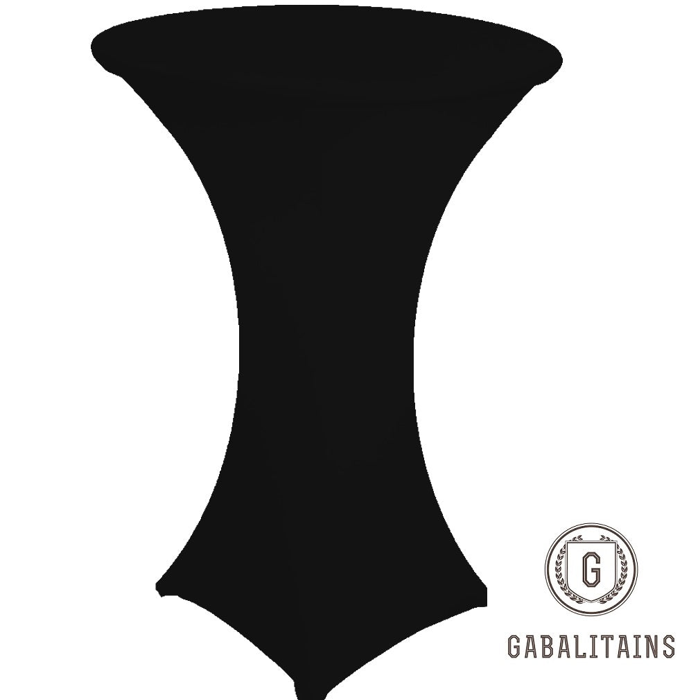 NAPPE BAR COCKTAIL RONDE SPANDEX  NOIR